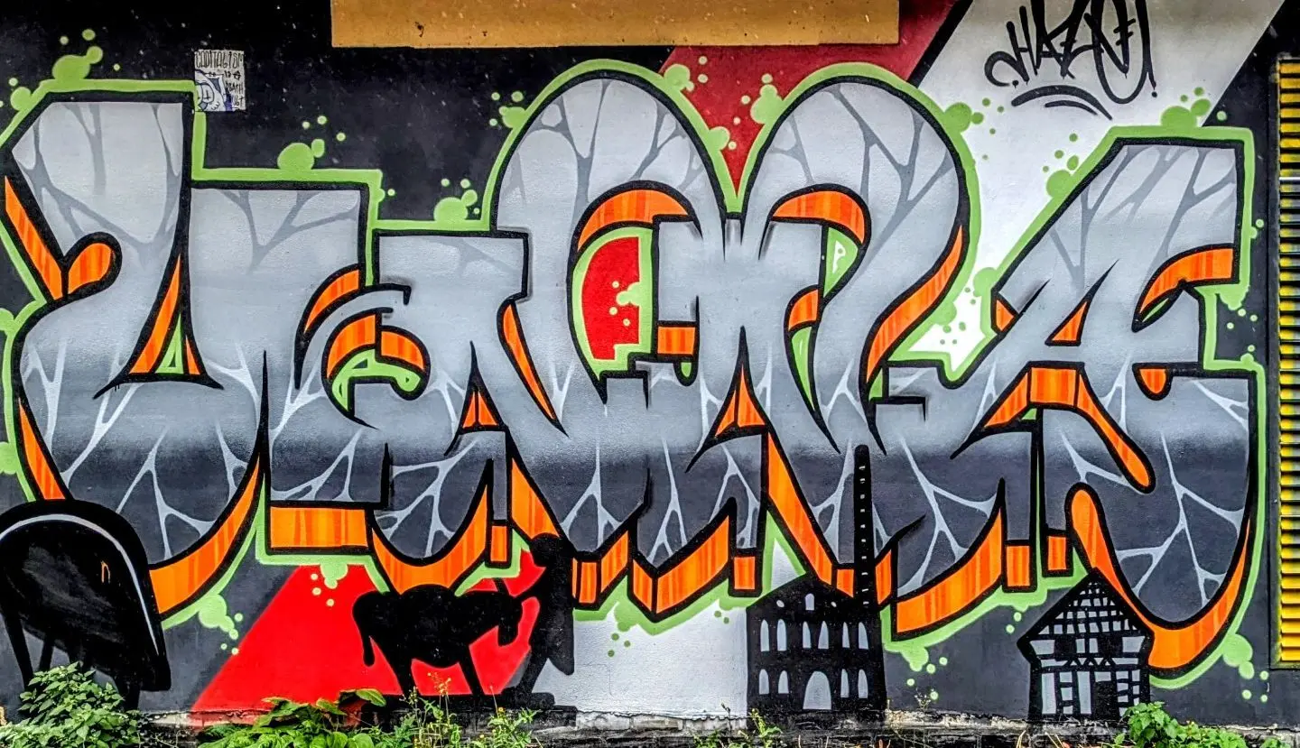 Ein Graffiti 